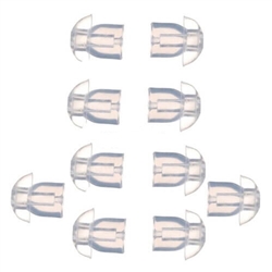 67009254001 Clear Mushroom Ear Tips 10 Pack