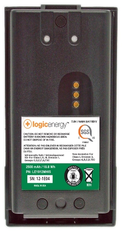 LE1912MHIS Replacement Radio Battery (IS)