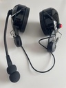 CTSH-5139-A Double Muff Safety Helmet Mounted Headset w/Boom Mic for APX Radios