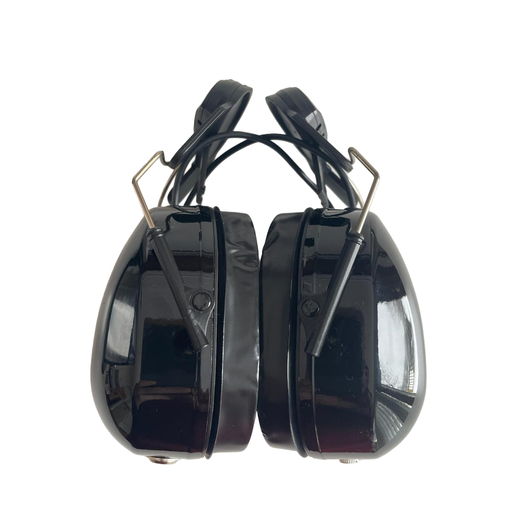 CTSH-5139-LO Double Muff Safety Helmet Mounted Listen Only Headset for APX Radios