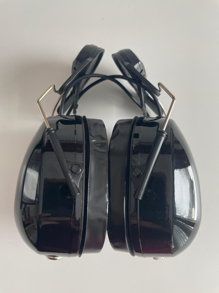 CTSH-3000-LO Double Muff Safety Helmet Mounted Listen Only Headset for XPR3000 Radios