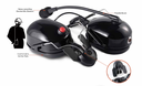 CTSH-10D-BH Kenwood Helmet Mounted Double Muff Headset
