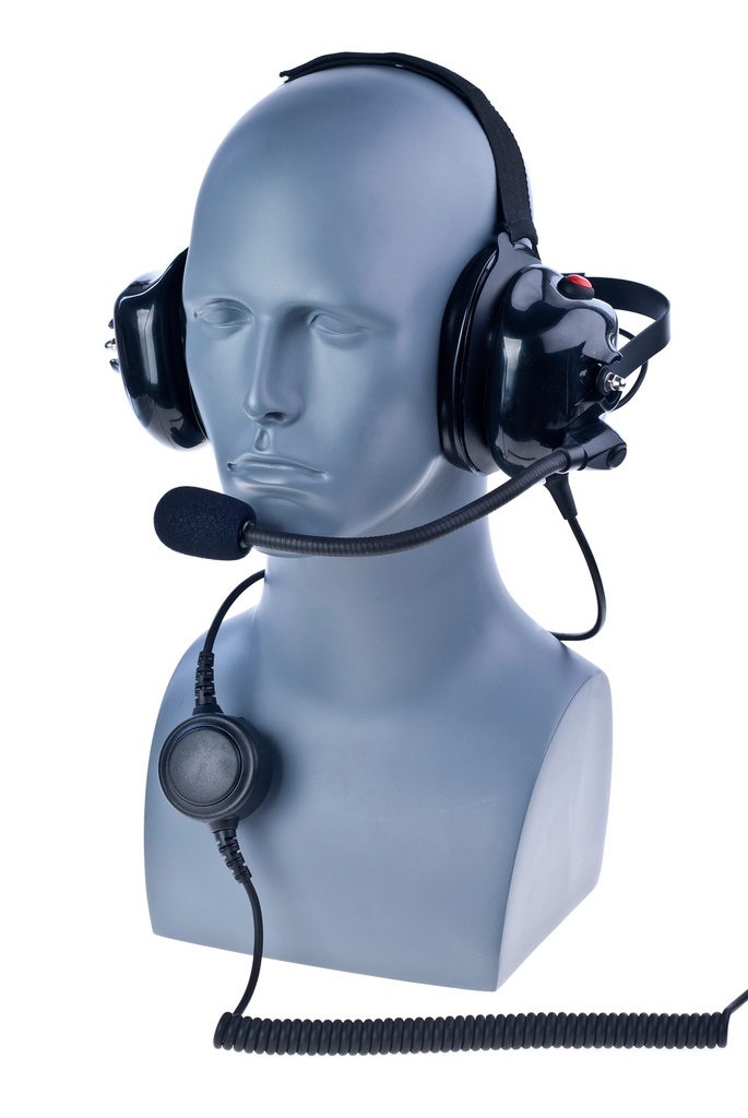 PMLN5277B Heavy Duty Headset w/Boom Mic and 2 PTT's