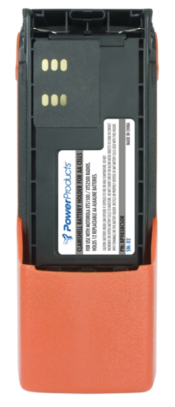 BP9858CSOR Radio Battery Orange Clamshell